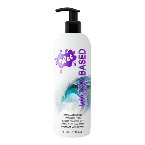 475ml Wet Water Based Lubricant Paraben Free Odourless Toy Safe Hypoallergenic