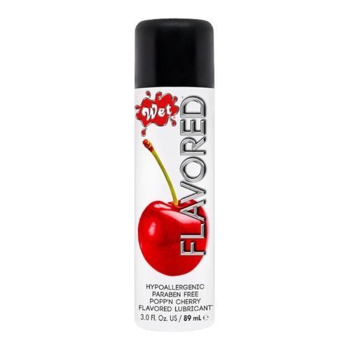 89ml Wet Flavoured Lube Popp’n Cherry Edible Oral Massage Safe Lubricant Gel