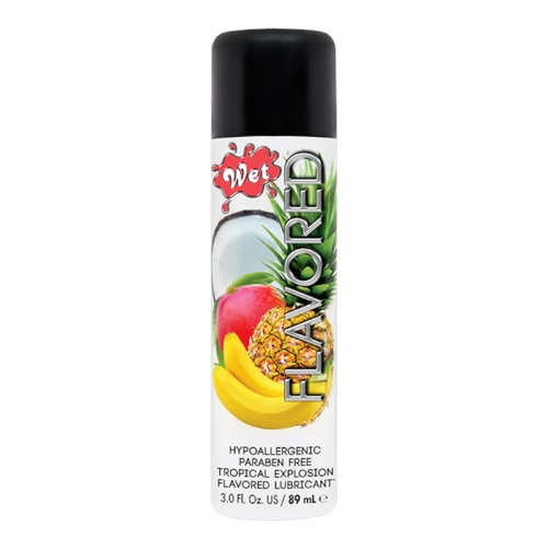 89ml Wet Tropical Explosion Flavoured Lubricant Sugar Free Paraben Free