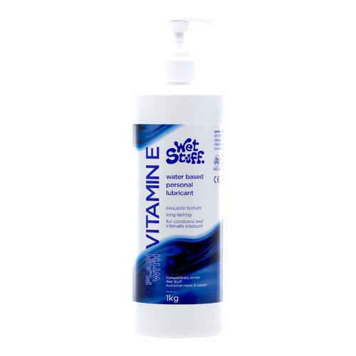 1kg Wet Stuff Vitamin E Water Based Lube Long Lasting Hypoallergenic Lubricant
