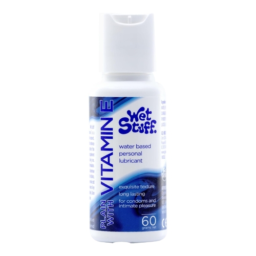 60g Wet Stuff Vitamin E Water Based Lube Hypoallergenic Personal Lubricant