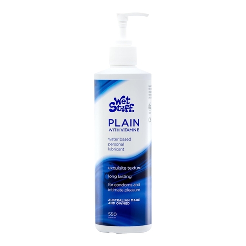 550g Wet Stuff Vitamin E Water Based Personal Lubricant Gel Pump Bottle