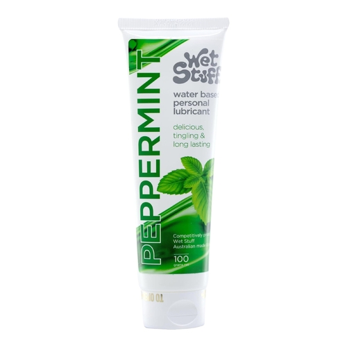 100g Wet Stuff Peppermint Tingle Lubricant Flavoured Water Based Gel