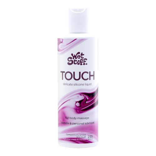 235g Wet Stuff Touch Silicone Based Lubricant 2 in 1 Massage and Intimacy