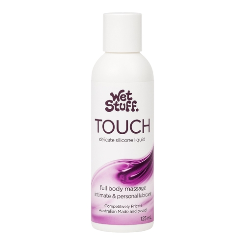 125ml Wet Stuff Touch Silicone Lubricant Intimate Massage Toy Safe Unscented