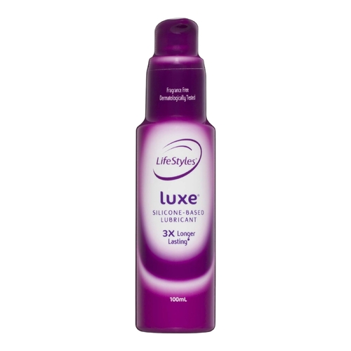 100ml LifeStyles Luxe Silicone Lubricant Long Lasting Non Sticky Fragrance Free