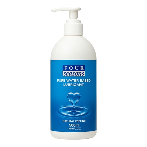 Four Seasons Water Based Personal Lubricant Gel 500ml Natural Feeling Lube