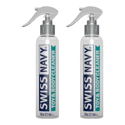 2 Pack of Swiss Navy Toy and Body Cleaner 177ml Intimate Adult Toy Spray Wash