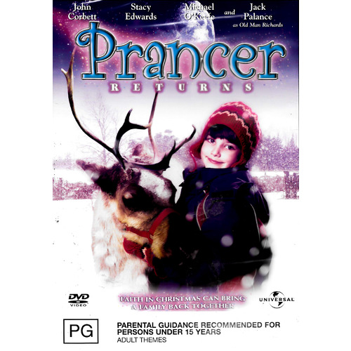 Prancer Returns -Rare DVD Aus Stock -Family New Region 4