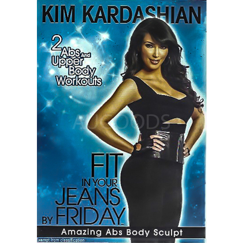 KIM KARDASHIAN: FIT IN YOUR JEANS BY FRIDAY: AMAZING ABS BODY SCULPT - DVD New