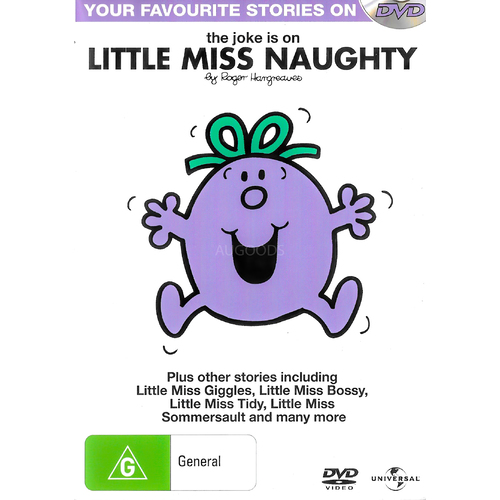 Little Miss Naughty - Cartoons -Rare DVD Aus Stock Animated New Region 4