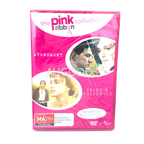 Atonement &amp; Pride &amp; Prejudice DOUBLE MOVIE PACK - Rare DVD Aus Stock New