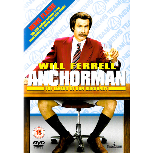 Anchorman -Rare DVD Aus Stock Comedy New Region 2,4