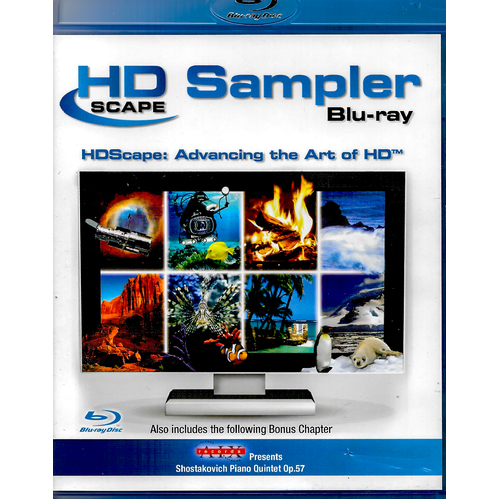 Scape Sampler - Rare Blu-Ray Aus Stock New Region B