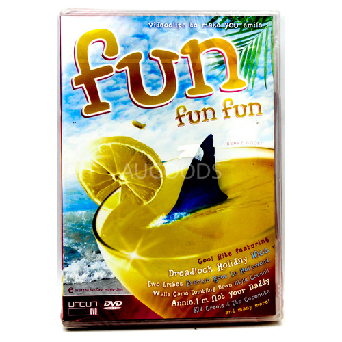 Fun Fun Fun Videoclips To Make You Smile -Rare DVD Aus Stock Comedy New