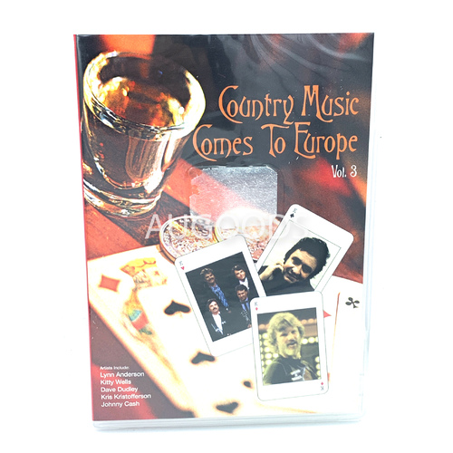 COUNTRY MUSIC COMES TO EUROPE VOL. 3 JOHNNY CASH DVD