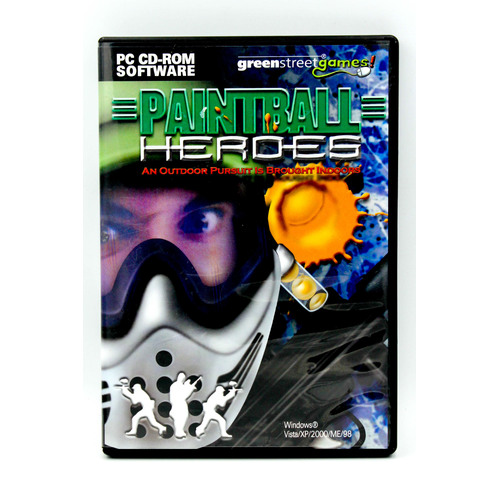 PAINTBALL HEROES Paint Ball PC Game - Rare DVD Aus Stock New