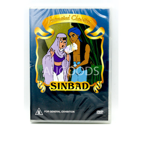 Animated Classics Sinbad - Rare DVD Aus Stock New