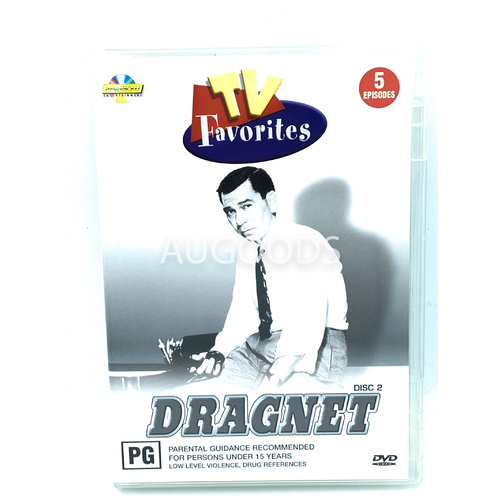 Dragnet 5 episodes - DVD Series Rare Aus Stock New