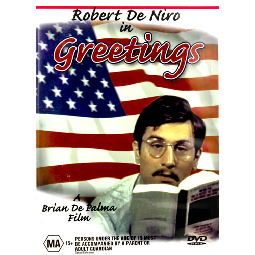 GREETINGS - Comedy Drama ROBERT DE NIRO -Rare DVD Aus Stock Comedy New