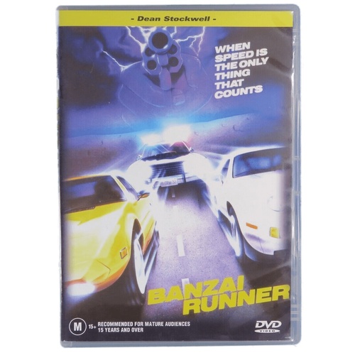 BANZAI RUNNER Dean Stockwell Billy Drago John Shepherd - DVD New Region 4