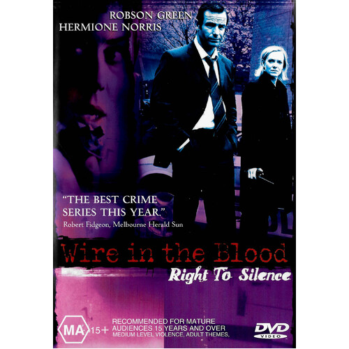 Wire in the Blood - Right to Silence -Rare DVD Aus Stock New Region 4