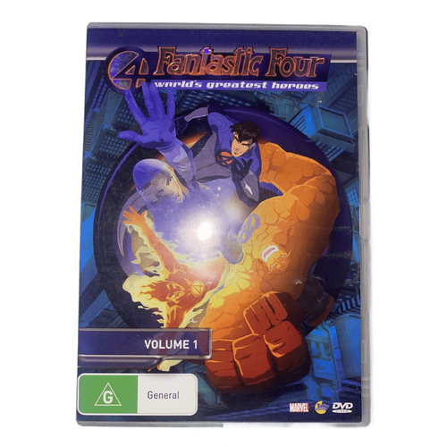 Fantastic Four Volume 1 -DVD Animated Series Rare Aus Stock New