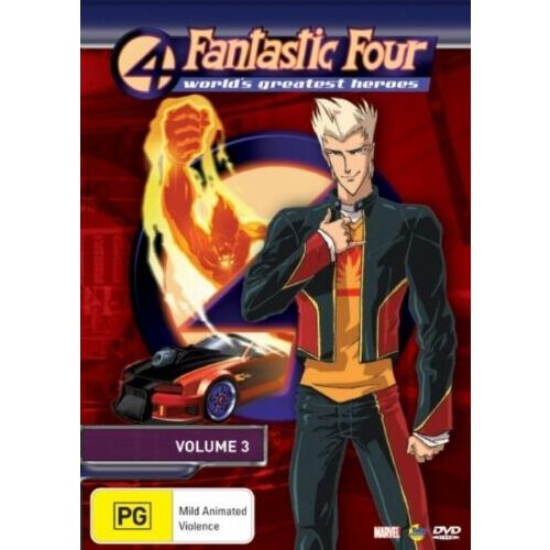 Fantastic Four World&#39;s Greatest Heroes : Vol 3 - -DVD Series Animated New