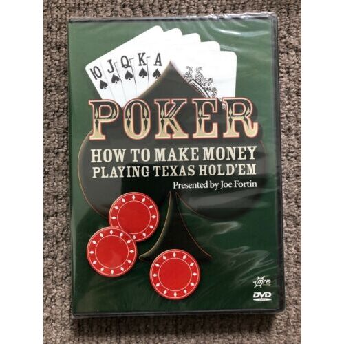 Poker - How To Make Money Texas Hold&#39;Em Region 4 - Rare DVD Aus Stock New