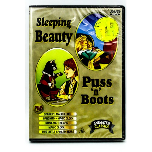 Sleeping Beauty/ Puss &#39;n&#39; Boots - Double Feature - Rare DVD Aus Stock New