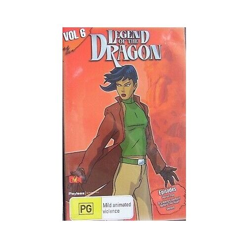 Legend Of The Dragon Vol 6 -Rare DVD Aus Stock Animated New Region 4