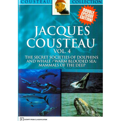 JACQUES COUSTEAU VOL. 4 THE SECRET SOCIETIES OF DOLPHINS DVD