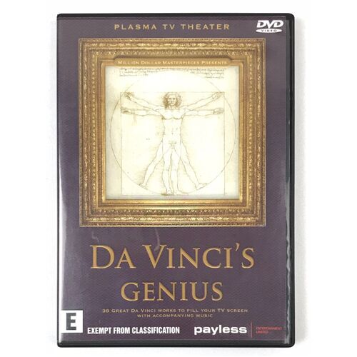 DA VINCI&#39;S GENIUS - 38 GREAT DA VINCI WORKS TO FILL YOUR TV SCREEN - DVD New