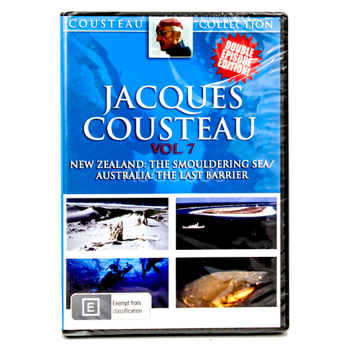 JACQUES COUSTEAU VOL. 7 NEW ZEALAND AUSTRALIA -Educational DVD Series New