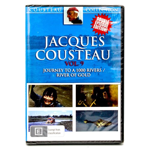 JACQUES COUSTEAU VOL. 9 JOURNEY TO A 1000 RIVERS / RIVER OF GOLD DVD