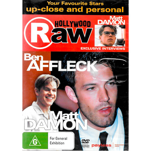 Ben Affleck Matt Damon Hollywood Raw DVD