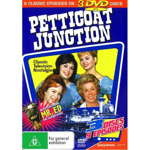 Pettigoat Junction 3 Disc 9 Episodes -DVD Comedy Series Rare Aus Stock New
