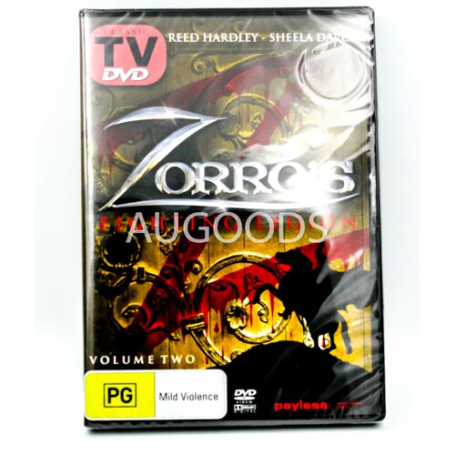 ZORRO&#39;S FIGHTING LEGION Volume 2 Reed Hardley Sheela Darcy DVD