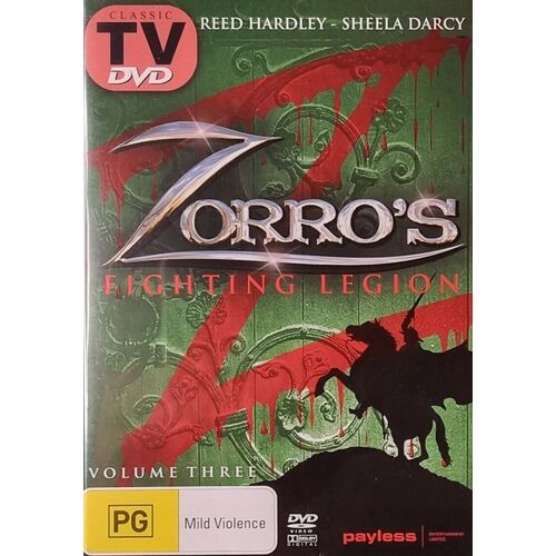 Zorro&#39;s Fighting Legion : Volume 3 [1939] DVD