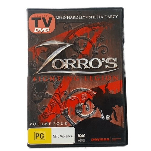 Zorros Fighting Legion Volume 4 DVD