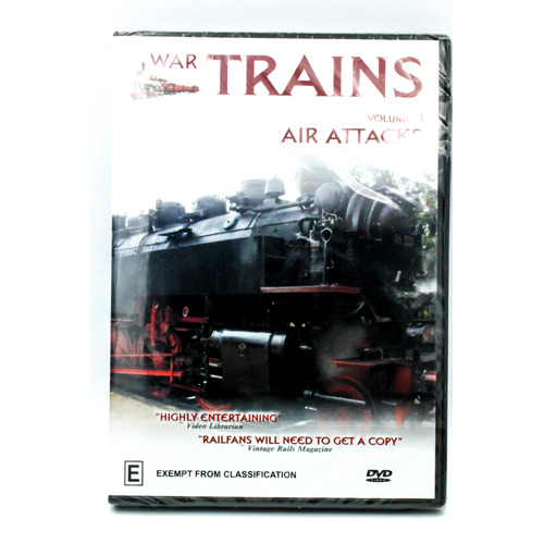 War Trains Volume 3 Air Attacks - DVD Series Rare Aus Stock New Region 4