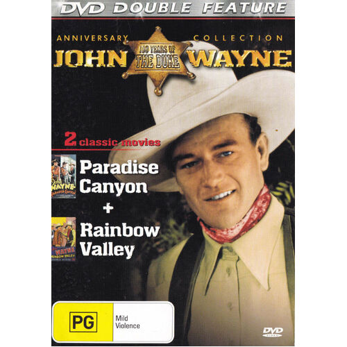 JOHN WAYNE: PARADISE CANYON &amp; RAINBOW VALLEY DVD