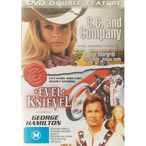 Double Feature C.C. and Company &amp; Evil Knievel Video DVD