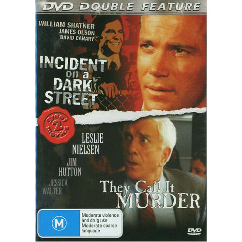 Incident On Dark Street / They Call It Murder - Rare DVD Aus Stock New