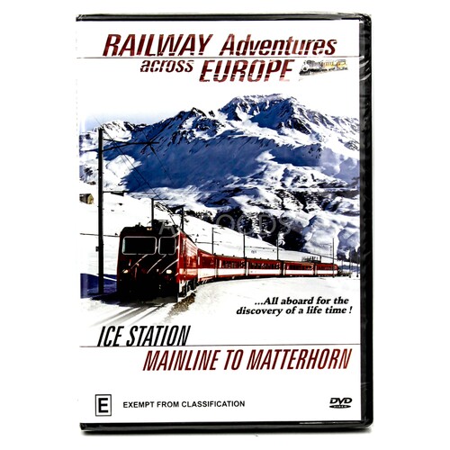 RAILWAY ADVENTURES ACROSS EUROPE -ICE STATION &amp; MAINLINE TO MATTERHORN DVD