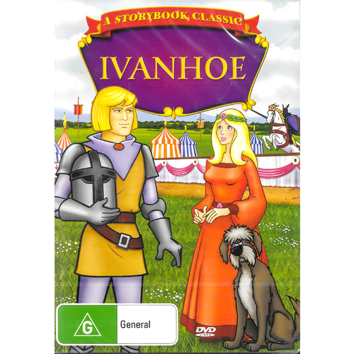IVANHOE ANIMATION A STORYBOOK CLASSIC -Kids DVD Rare Aus Stock New Region 4