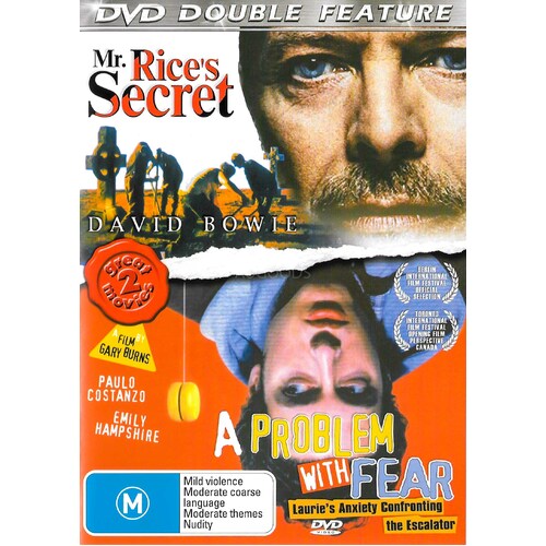 Double Pack Mr. Rice&#39;s Secret A Problem With Fear DVD