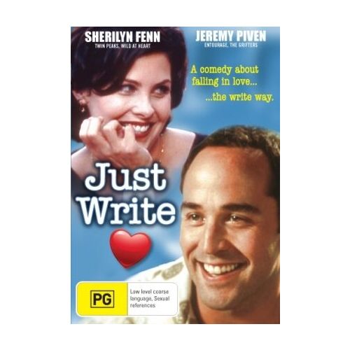 Just Write Jeremy Piven- Sherilyn Fenn - Rare DVD Aus Stock New Region 4