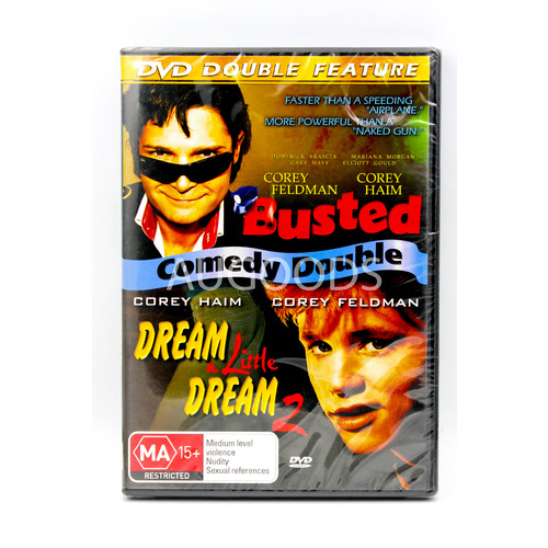 Busted &amp; Dream a Little Dream 2 - Comedy Double - Rare DVD Aus Stock New