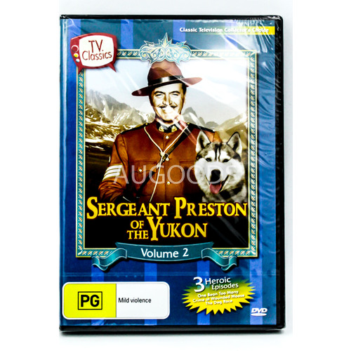 Sergeant Preston of the Yukon Volume 2 -DVD Series -Family New Region 4
